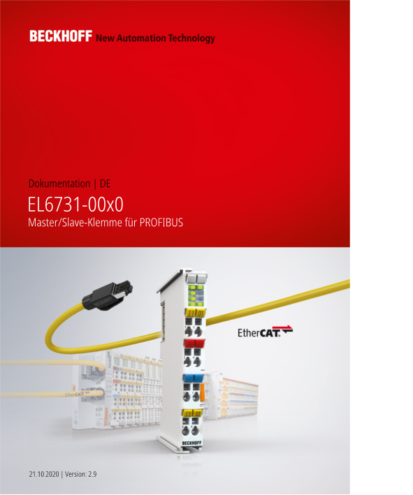 EL6731 Master/Slave Klemme für PROFIBUS