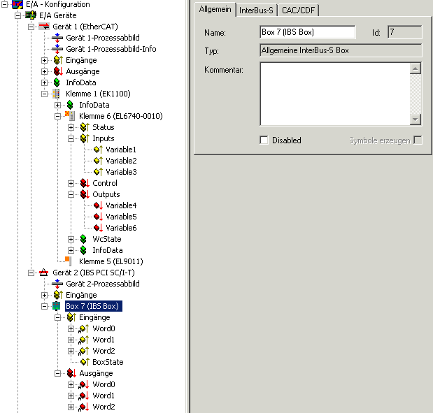 Betrieb von EtherCAT- und Interbus-Master auf einem PC 1: