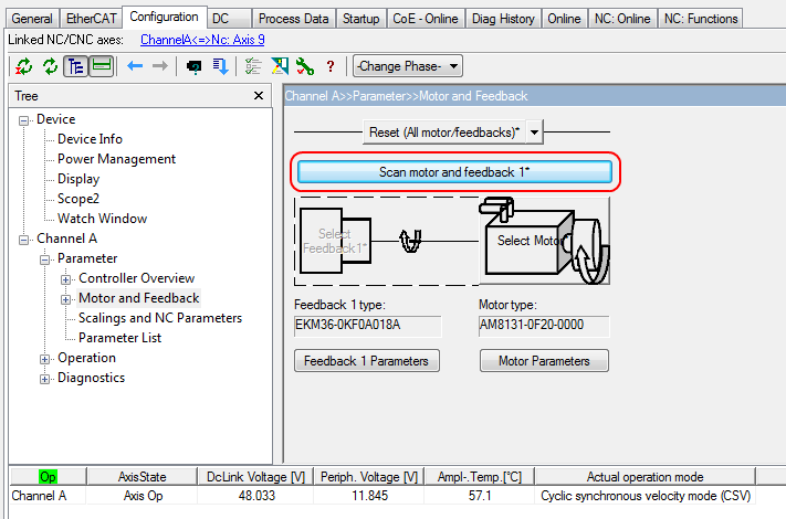 Einstellungen mit dem Drive Manager 3: