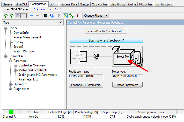 Einstellungen mit dem Drive Manager 4: