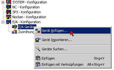 Einsetzen der Klemme in den EtherCAT-Klemmenverbund 3: