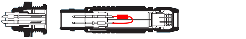 Montage LEMO-Stecker bei ELM3702-0101 2: