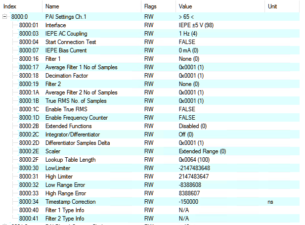 Vereinfachtes Handling der CoE-Parameter in ELM3xxx 1: