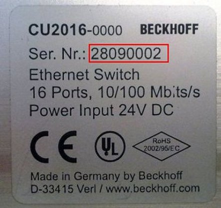 Versionsidentifikation von EtherCAT-Geräten 3: