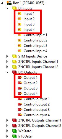 Digitale Eingänge und Ausgänge im ZPA-Betrieb 3: