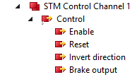 Prozessabbild "PLC control" 7: