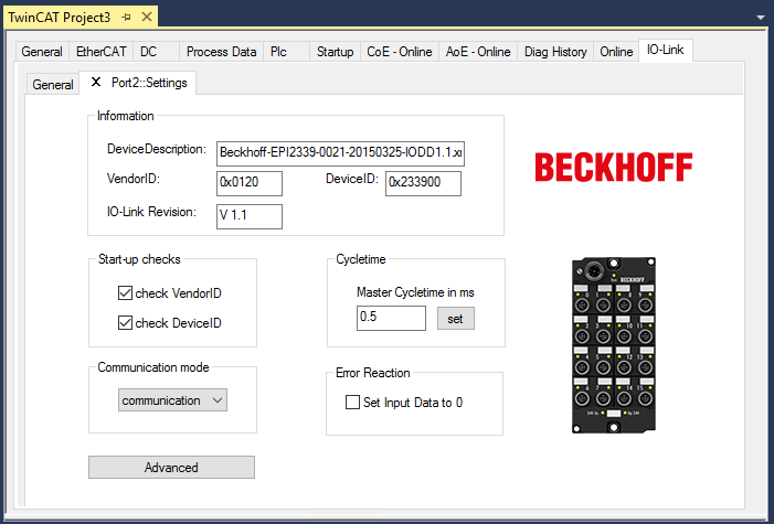 3. Automatisches Scannen der IO-Link Ports 5: