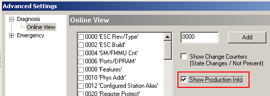 Versionsidentifikation EtherCAT Geräte - online 2: