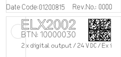 Versionsidentifikation von ELX Klemmen 1: