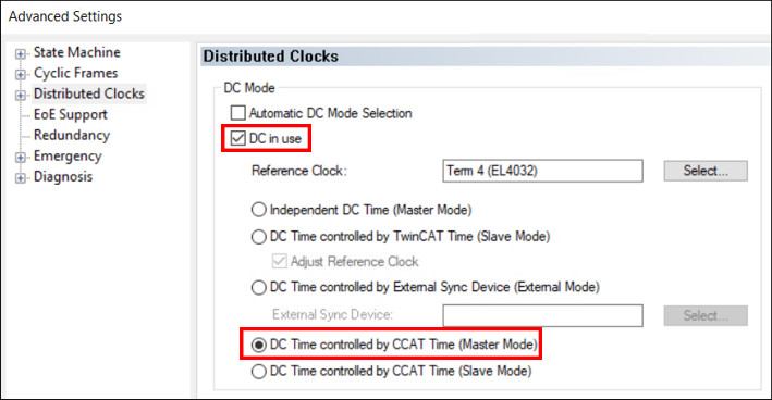 Distributed-Clocks – EtherCAT-Master koppeln 4: