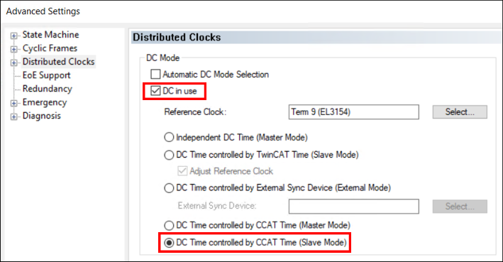 Distributed-Clocks – EtherCAT-Master koppeln 5: