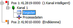Parametrierung mit KS2000 3: