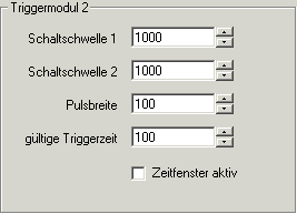Triggerwerte 2: