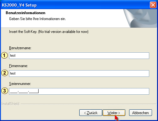 KS2000 Softwareinstallation 8: