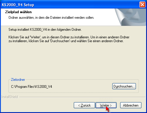 KS2000 Softwareinstallation 9: