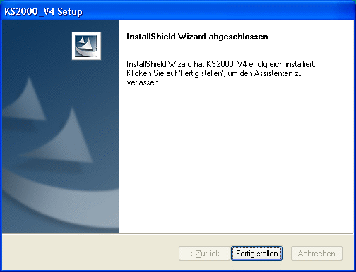KS2000 Softwareinstallation 11: