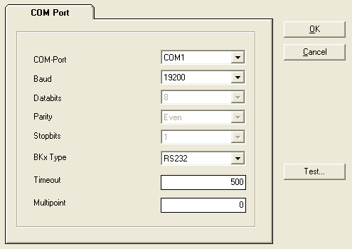 Kommunikation via COM Port 2: