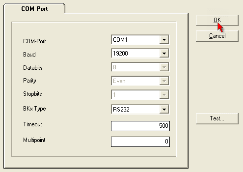 Kommunikation via COM Port 11: