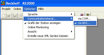 Kommunikation via ADS 2: