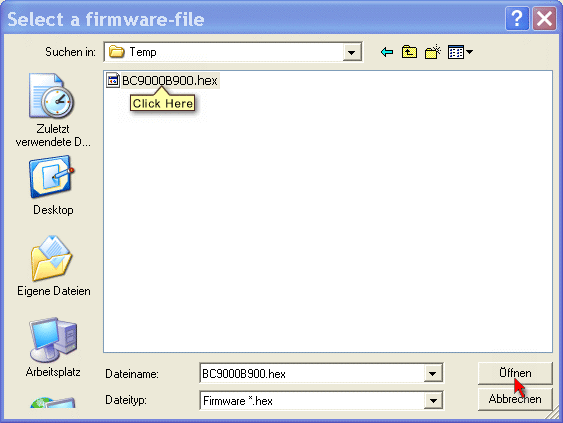 Update der Koppler-Firmware 2:
