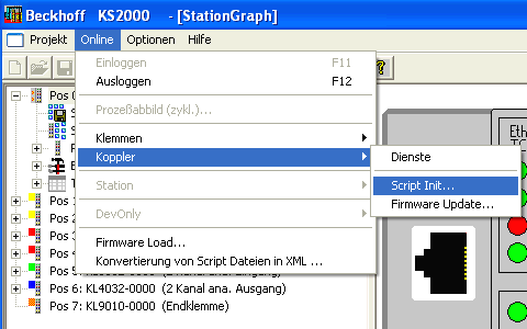 XML Script in einen Buskoppler oder Controller schreiben 1: