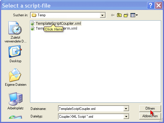 XML Script in einen Buskoppler oder Controller schreiben 2: