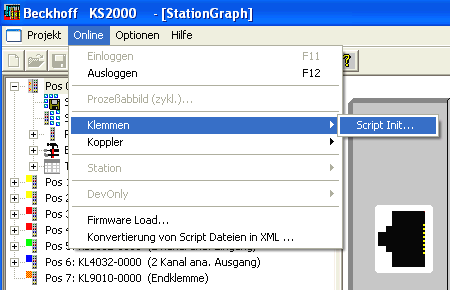 XML Script in eine Busklemme schreiben 1: