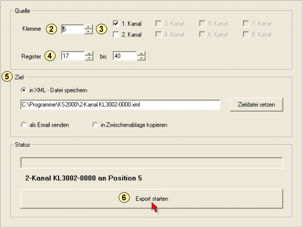 Register in ein XML Script schreiben 2: