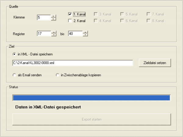 Register in ein XML Script schreiben 3: