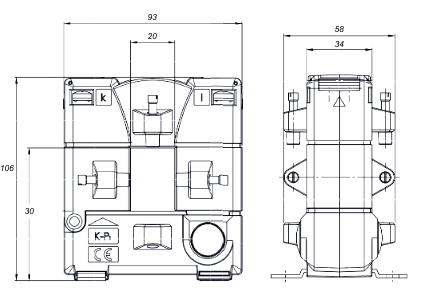 SCT4616-0018 | Klappstromwandler, Differenzstrom Typ A, 18 A AC, Baugröße 1 1: