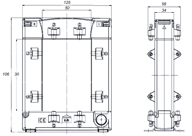 SCT4816-0018 | Klappstromwandler, Differenzstrom Typ A, 18 A AC, Baugröße 3 1:
