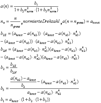 Methode 1: Kennlinie a(n) in Polynom- oder Hyperbelform 5: