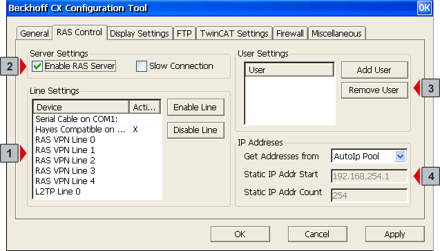 CX Configuration Tool 1: