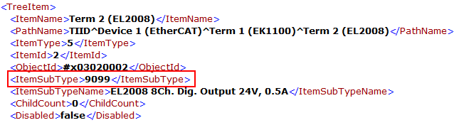 ITcSmTreeItem Element-Subtypen 2: