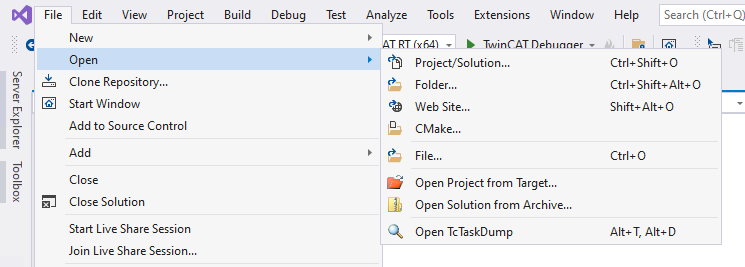 Arbeiten mit TwinCAT Task Dumps 2: