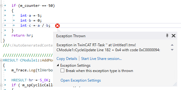 Arbeiten mit TwinCAT Task Dumps 3: