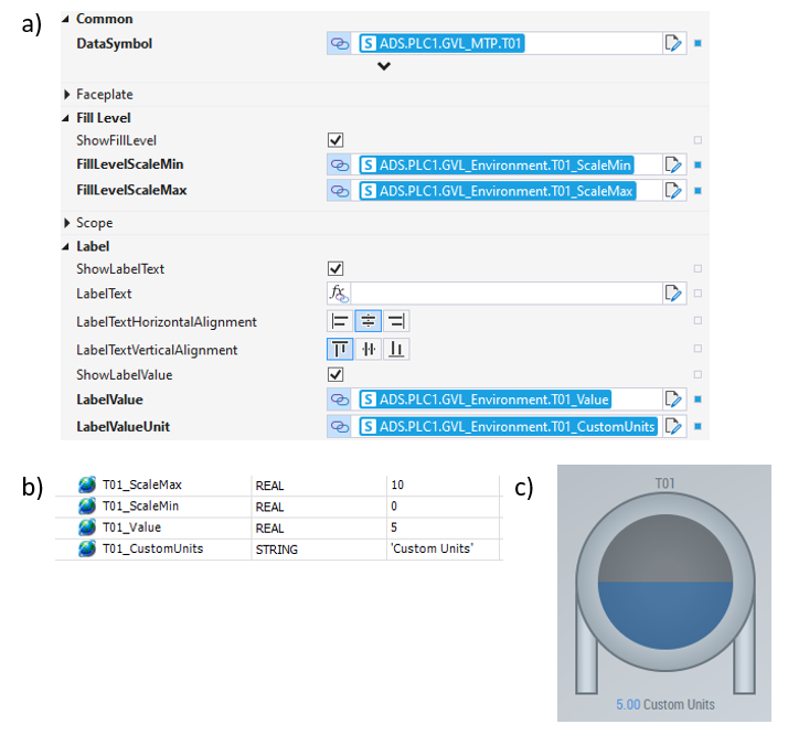 Möglichkeiten des Mappings von SPS-Variablen auf HMI-Controls 7:
