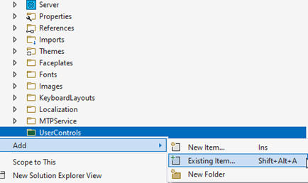 UserControl-Dateien 1:
