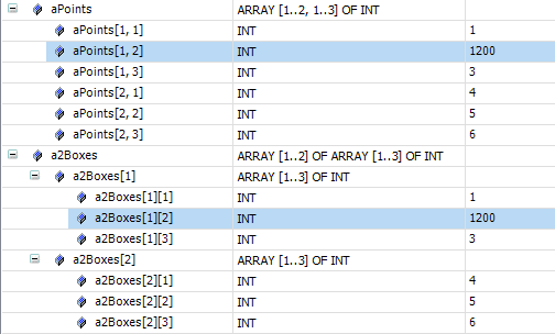 Array von Arrays 1: