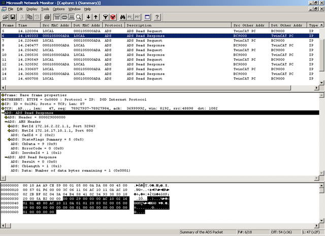 Microsoft Netzwerk Monitor 1: