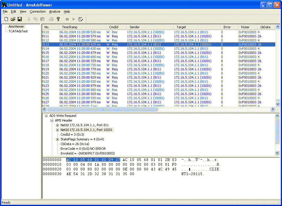 Laden und Analysieren von Capture-Dateien (Offline-Modus) 1: