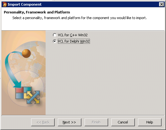 Einbinden in Borland Developer Studio 2006 (VCL for Delphi Win32) 2: