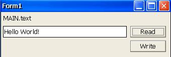 Reading and writing string variables 1: