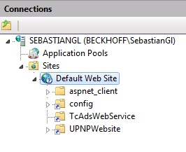 Configuration of SSL/TLS and NTLM Authentification for the TwinCAT ADS WebServices on Windows 7 8: