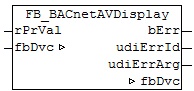 FB_BACnetAVDisplay 1: