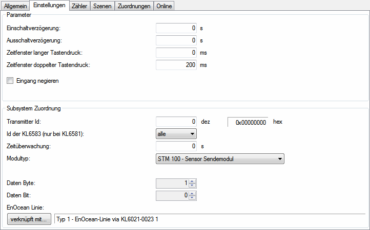 EnOcean Digitales Signal 1: