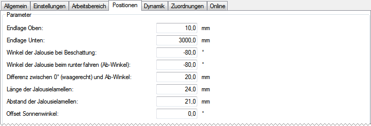 Jalousieantrieb verbunden mit KL2532 3: