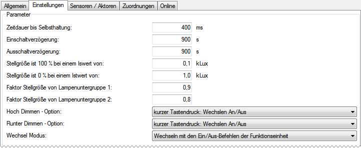 tageslichtabhängige Lichtsteuerung 3: