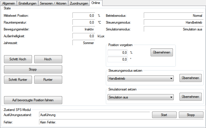 Beschattung in Abhängigkeit des Sonnenstandes 3: