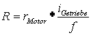 Encoderauflösung über Vorschubkonstante (Zähler/ Nenner) (P-AXIS-00362 P-AXIS-00363) 1: